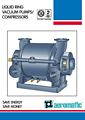 Vacunair Engineering Water Ring Vacuum Pump / Compressors